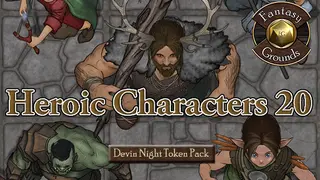 Fantasy Grounds - Devin Night Pack 108: Heroic Characters 22 (Token Pack)