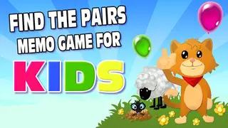 Find The Pairs Memo Game for Kids