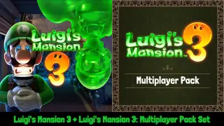 Luigi's Mansion 3 + Multiplayer Pack Set - Switch