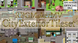 RPG Maker MV - City Exterior Tileset