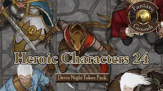 Fantasy Grounds - Devin Night Token Pack 113: Heroic Characters 24 (Token Pack)