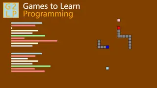 Games to Learn Programming