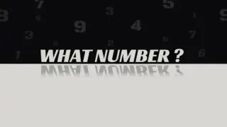 WHAT NUMBER?
