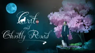 Cat And Ghostly Road - Wallpapers