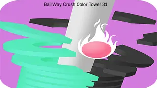 Ball Way Crush Color Tower 3d