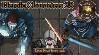 Fantasy Grounds - Devin Night Token Pack 141: Heroic Characters 28