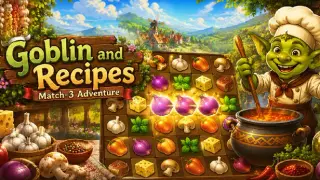 Goblin and Recipes: Match-3 Adventure