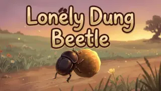 Lonely Dung Beetle