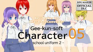 RPG Maker 3D Character Converter - Gee-kun-soft character 05 school uniform 2