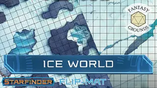 Fantasy Grounds - Starfinder RPG - Flipmat - Ice World