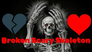 Broken Scary Skeleton