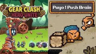 ⚙️Gear Clash: Hero Unite x 🧠Puyo! Push Brain