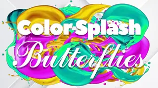 Color Splash: Butterflies