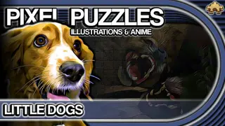 Pixel Puzzles Illustrations & Anime - Jigsaw Pack: Little Dogs