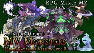 RPG Maker MZ - MV Monsters HIBIKI KATAKURA ver Vol 2