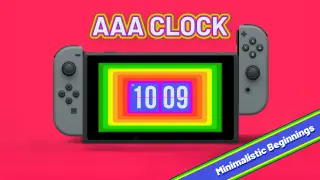 AAA Clock Minimalistic Beginnings - Switch