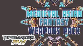 RPG Maker MV - Medieval Asian Fantasy Weapons Pack