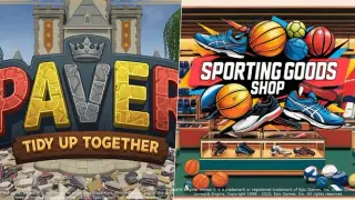 Paver Tidy Up Together - Sporting Goods Shop