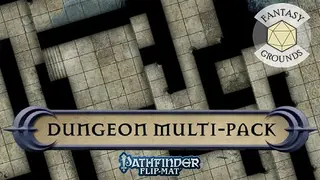Fantasy Grounds - Pathfinder RPG - Pathfinder Flip-Mat - Dungeons Multi-Pack