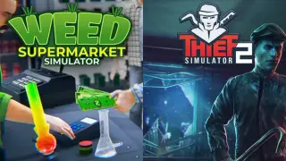 Weed Supermarket Simulator x Thief Simulator 2