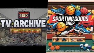 TV Archive Tidy Up Together - Sporting Goods Shop
