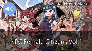 Visual Novel Maker - NPC Female Citizens Vol.1