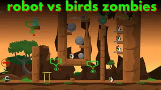 Robot vs Birds Zombies