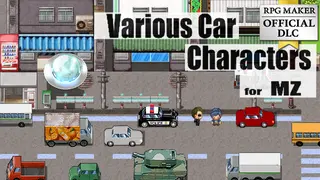 RPG Maker MZ - Various cars Characters set
