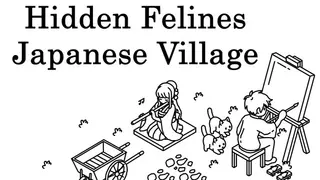 Hidden Felines: Japanese Village