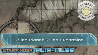 Fantasy Grounds - Starfinder RPG - Flip-Tiles - Alien Planet Ruins Expansion