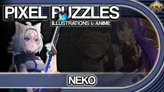 Pixel Puzzles Illustrations & Anime - Jigsaw Pack: Neko