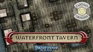 Fantasy Grounds - Pathfinder RPG - Pathfinder Flip-Mat - Classic Waterfront Tavern