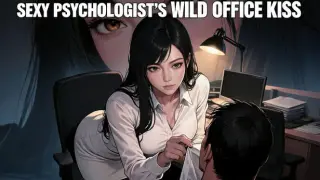 Sexy Psychologist's Wild Office Kiss