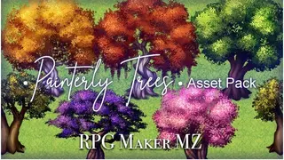 RPG Maker MZ - Painterly Trees Asset Pack
