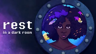 rest: in a dark room