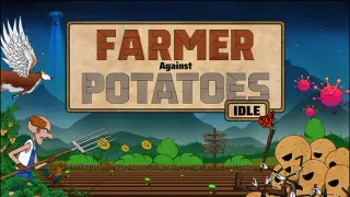 Farmer Against Potatoes Idle