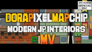 RPG Maker MV - DorapixelMapChips - Modern JP Interiors