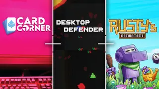 Card Corner + Desktop Defender + Rusty's Retirement