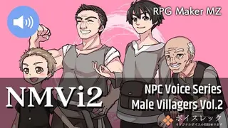 RPG Maker MZ - NPC Male Villagers Vol.2