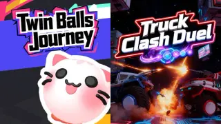⚽️Twin Balls Journey🏀 x 🚗Truck Clash Duel