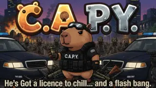 C.A.P.Y. He's got a licence to chill... and a flashbang