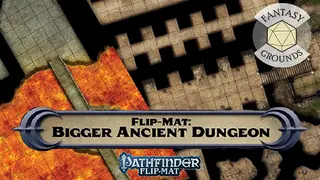 Fantasy Grounds - Pathfinder RPG - Pathfinder Flip-Mat: Bigger Ancient Dungeon