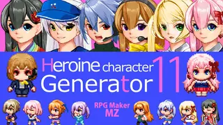RPG Maker MZ - Heroine Character Generator 11 for MZ