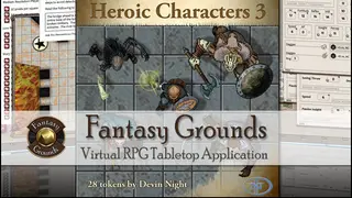 Fantasy Grounds - Top-down Tokens - Heroic 3
