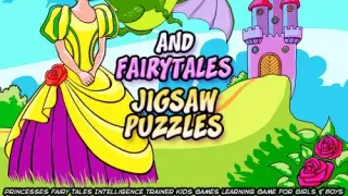 Princess and Fairytales Jigsaw Puzzles - Princesses Fairy Tales Intelligence Trainer Kids Games Learning Game for Girls & Boys - Switch