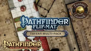 Fantasy Grounds - Pathfinder Flip-Mat: Tavern Multi-Pack (Map Pack)