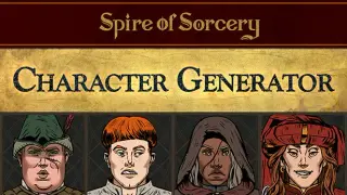 Spire of Sorcery – Character Generator