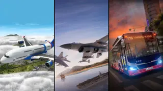 Airplane Flight Simulator : EVO & Combat Zone + Bus Driving Simulator : EVO Bundle - PS4 & PS5