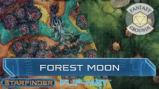 Fantasy Grounds - Starfinder RPG - FlipMat - Forest Moon