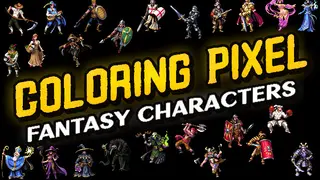 Coloring Pixel - Fantasy Characters